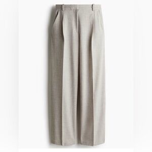 H&M Gray Wide-Leg Trousers